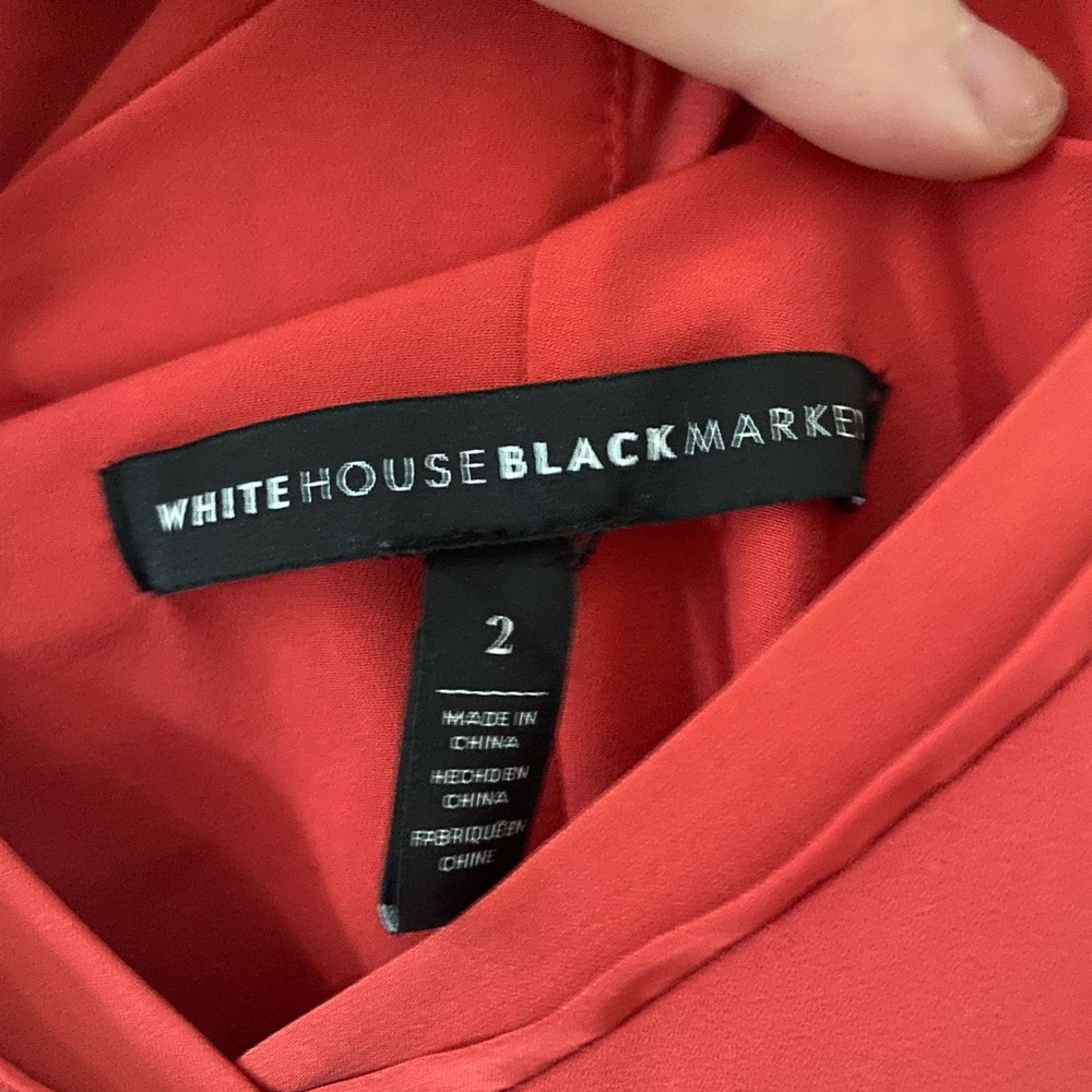 White House Black Market Tie-Up Slip Maxi Dress - Picture 2 of 6